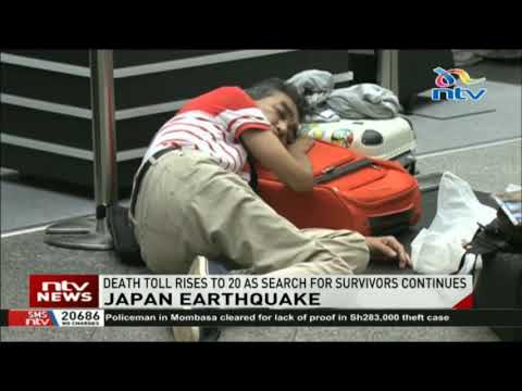 Japan earthquake: Death toll rises to 20
