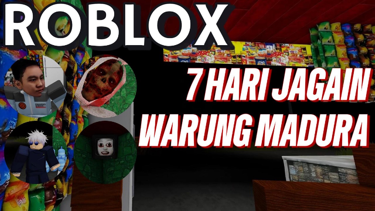 AKU BEKERJA SEBAGAI PENJAGA WARUNG MADURA YANG PENUH ANOMALI - Roblox Indonesia
