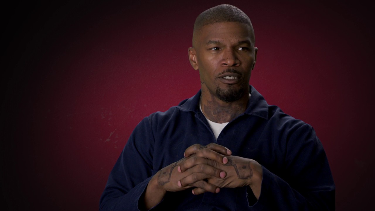 Baby Driver Jamie Foxx "Bats" On Set Movie Interview ScreenSlam