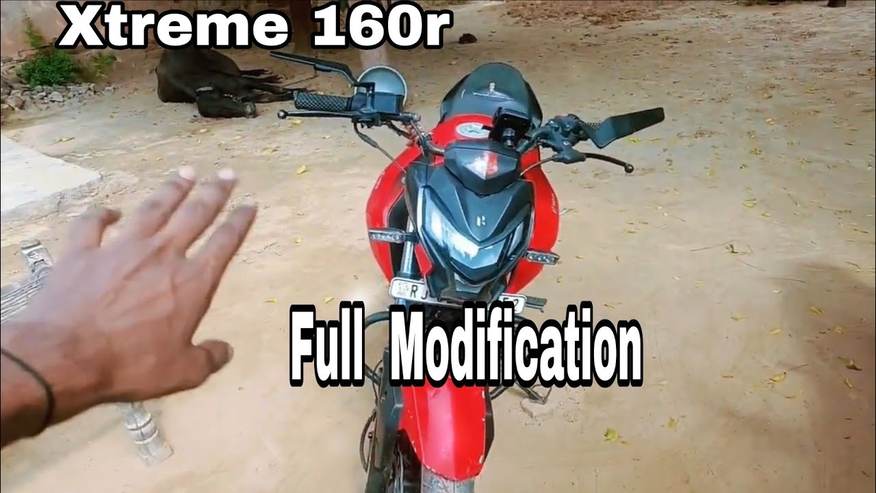 Hero Xtreme 160R 4V Full Modification || The Monu Rider