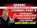 Journal part 5 | Final shot | For Uksssc Assistant Accountant | UKSSSC2025
