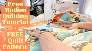 Beginner Free Motion Quilting Tutorial | FMQ on a Domestic Sewing Machine