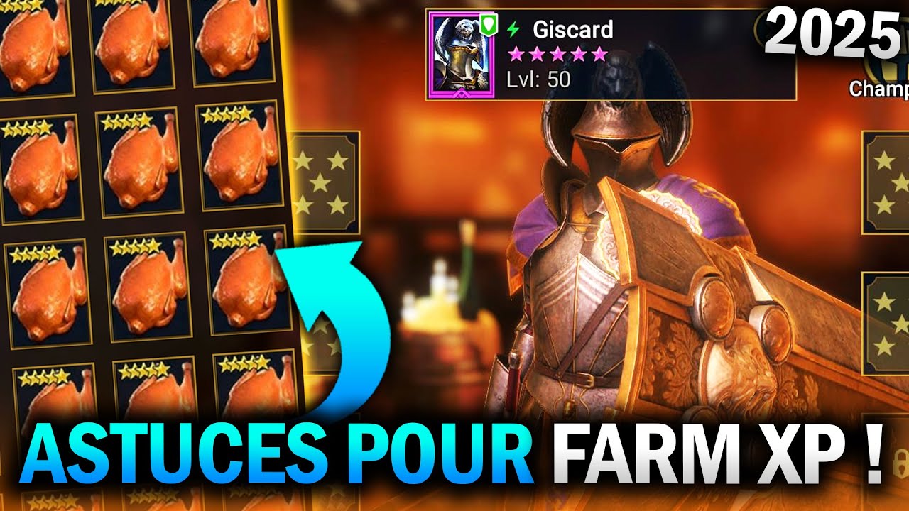 FARME LE FEED COMME ÇA ! Niveau 60 Rapide et Poulets à l’Infini – Astuces Raid Shadow Legends