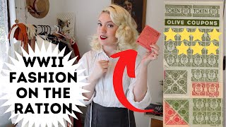 Shopping my Closet Like its 1947 || Clothes Shopping in WWII