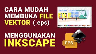 Cara Membuka File EPS Vektor di InkScape