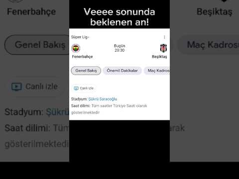 Sizce maç kaç kaç biter? #futbol #fenerbahçe #beşiktaş #derbi  #şükrüsaraçoğlu #kadıköy #fb #bjk