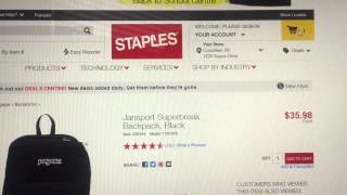 STAPLES Canada Website Ordering Fail