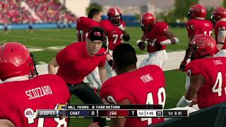 2017 Week 0 Simulation: Chattanooga vs Jacksonville State - NCAA 14