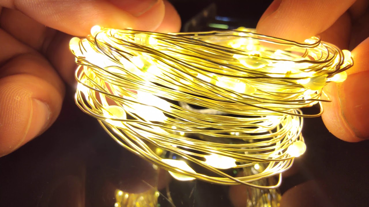 Luces LED a pilas impermeables