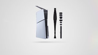 Mcbazel 8 In 1 Dust Cover and Dust Plugs for PS5 Slim DE/UHD Gaming Console