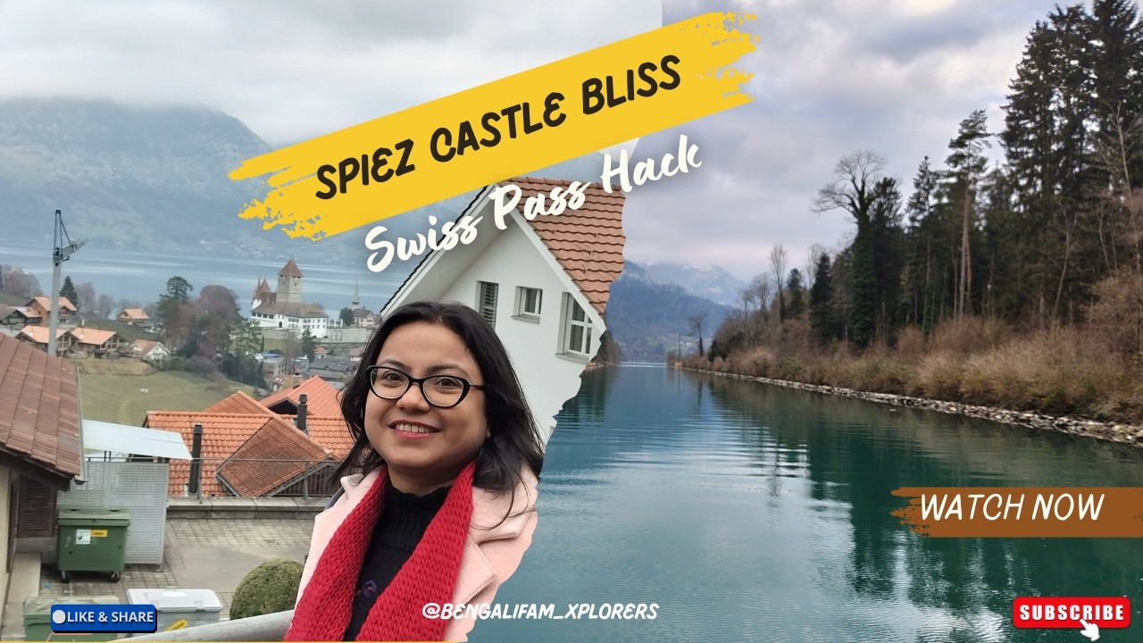 Ep11:Discovering Spiez Was The BEST Decision In Interlaken! Turquoise Blue Thun Lake , Fairly Castle