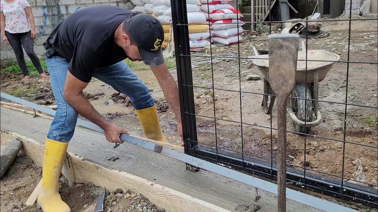 Esta es la manera correcta de poner una platina para puerta corrediza