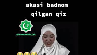 Akasi badnom qilgan qiz😱 astag’firuallah