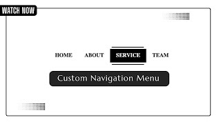 Modern Animated Navigation Menu Hover Effect Using HTML & CSS | Cool Navbar Animation Tutorial