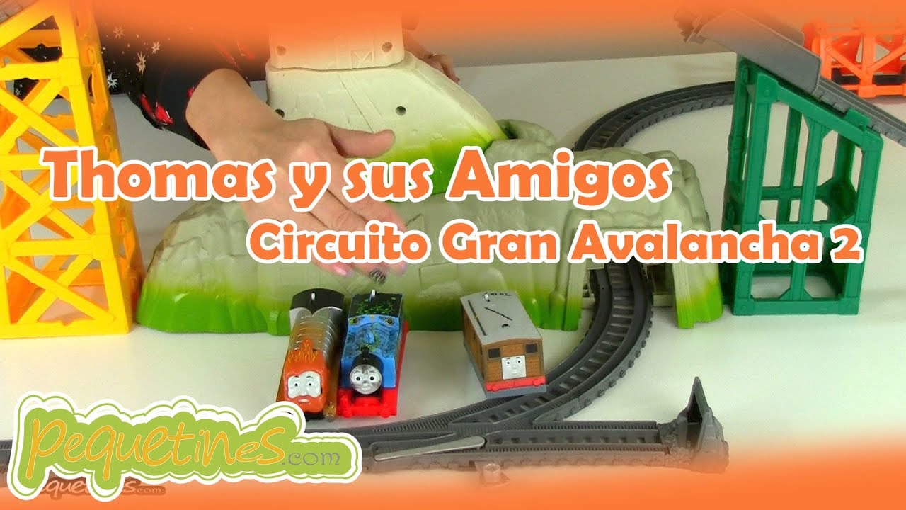 Thomas y sus Amigos en español Circuito Gran Avalancha 2 Thomas and Friends  - YouTube