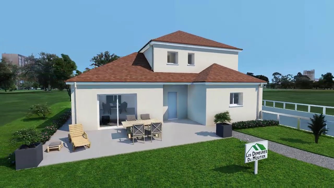 Visite d'une maison (intérieure et extérieure) 149 m² habitable et d'un garage de 110 m²