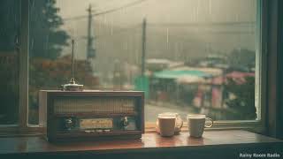 Vintage Rain Room – Radio Playing, Tea Brewing, and Calm Piano screenshot 4