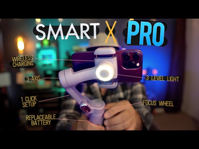 Awesome Smart Phone Gimbal PACKED full of features. Aochaun Smart X Pro class=