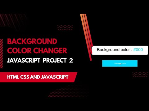 Background color changer JavaScript tutorial for beginners