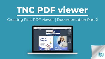 Creating The First PDF viewer | TNC PDF viewer Documentation Part 2