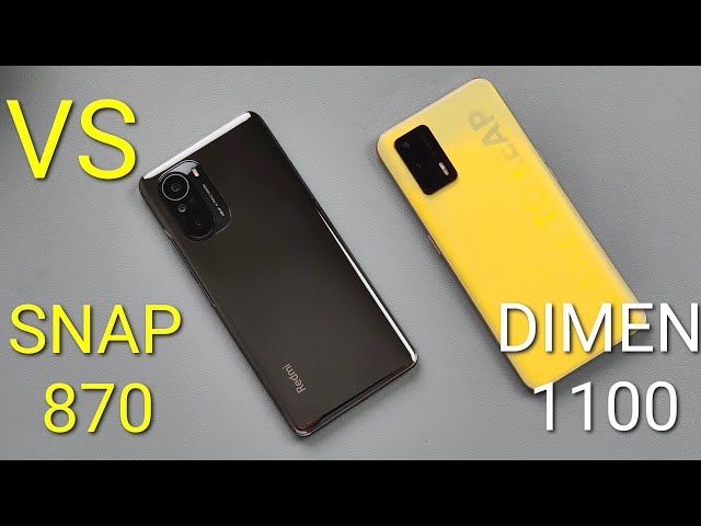 SPEESTEST Realme Q3 Pro vs Redmi K40: Dimen 1100 VS Snap 870 BÊN NÀO WIN?