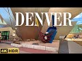 Walking tour  denver colorado  art district to denver art museum   with calm music 4kr