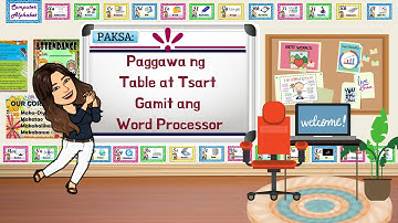 EPP 4 - PART 1: PAGGAWA NG TABLE AT TSART GAMIT ANG WORD PROCESSOR