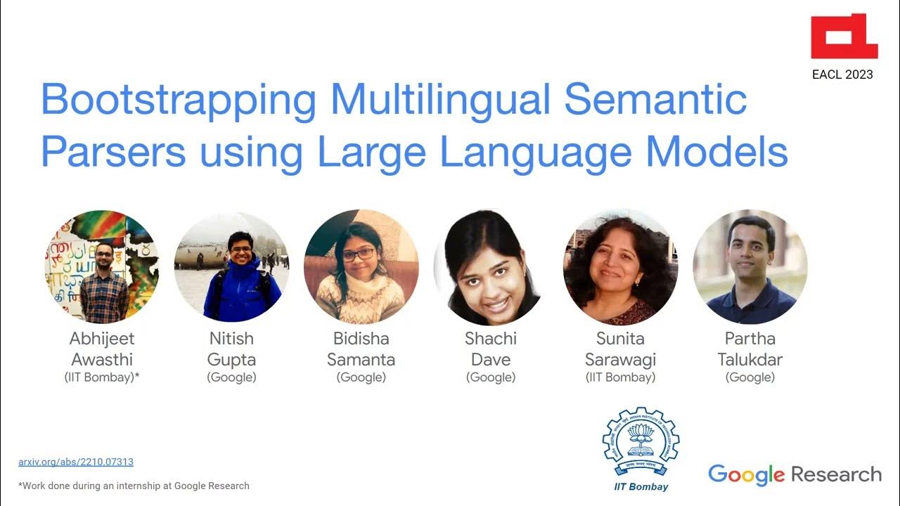 Bootstrapping Multilingual Semantic Parsers using Large Language Models (EACL23) YouTube