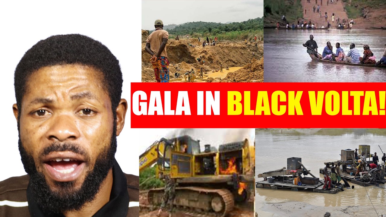 Galamsey in Bono East! Illegal Miners Destr0ying Black Volta River –Lake Volta Next? Ghana in Crisis