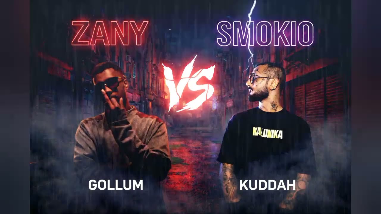 Zany VS smokio  Gollum & Kuddah who is the best rapper ? 