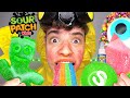 Extreme giant sour food  asmr