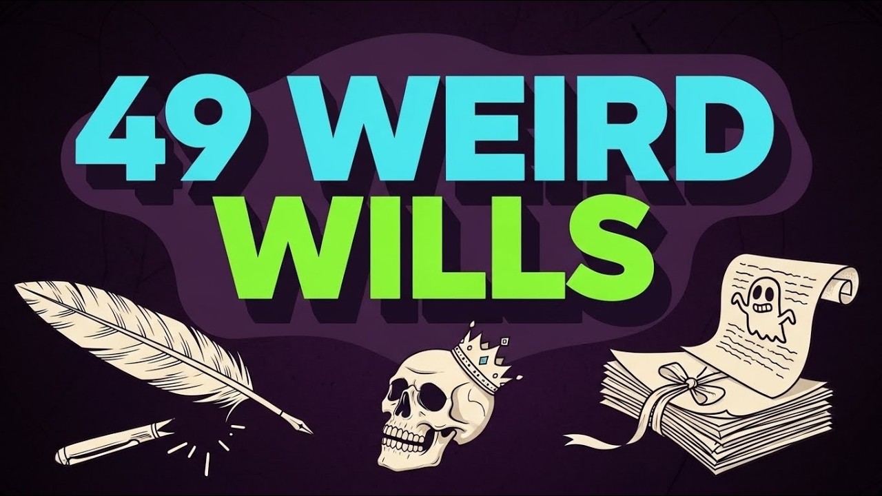 49 Weirdest Things People Left in Their Wills