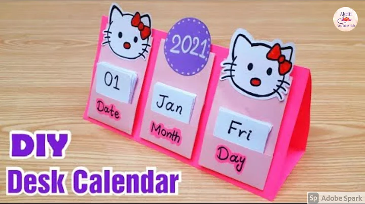 How to make Desk Calendar 2022|DIY Calendar|Handmade Desk Calendar|Paper Crafts|Calendar Making|DIY