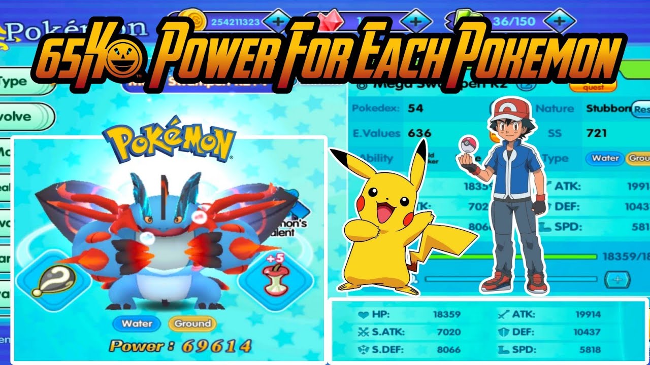 65K+ POWER How To Increase Pokemon Power In Mons Awaken Pocketown