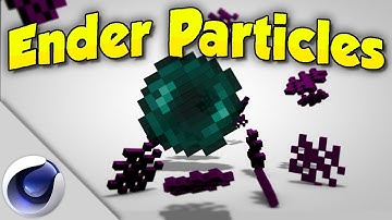How to Add Ender Particles for Teleportation in Minecraft Animations - Cinema 4D