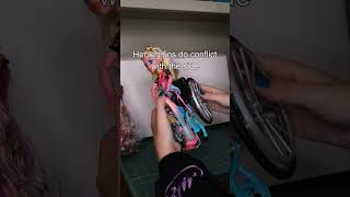 How G3 Monster High Dolls fit the Barbie Wheelchair