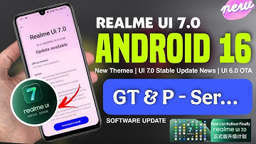 Realme UI 7.0 Android 16 GT & P - Series List | Realme November 2025 Latest Update | New Devices 