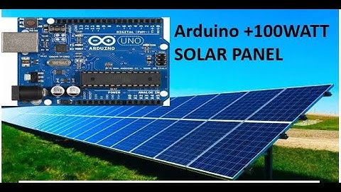 Measure 100W Solar Panel Voltage with Arduino, Very Easy