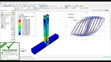 WUF-W (welded unreinforced flange-welded web) connection to box column Abaqus