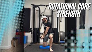 Half Kneeling Dumbbell Chop | Rotational Core Strength