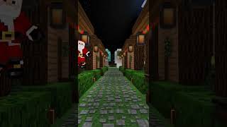 Santa in Minecraft! #minecraft #trending #animation #gaming #christmas