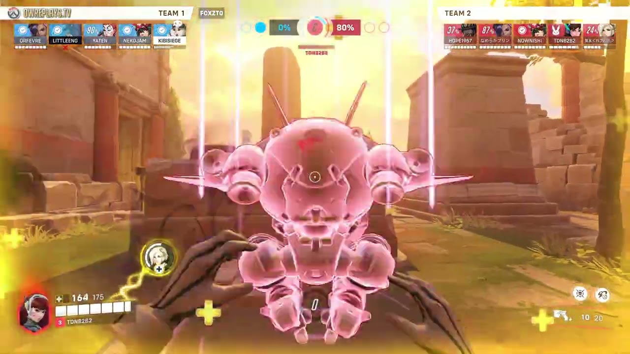 ラマがんばった、でも適当に使ってるdvaのほうが強いらしい。 by TDNB2B2 — Overwatch 2 Replay FCXZT0