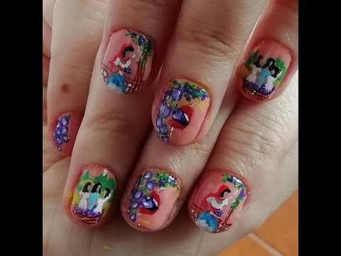 Mix nails painting