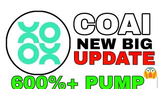 COAI COIN  600%+ PUMP 😱 🔥 | CHAINOPERA AI COIN NEW UPDATE | COAI CRYPTO  PRICE PREDICTION