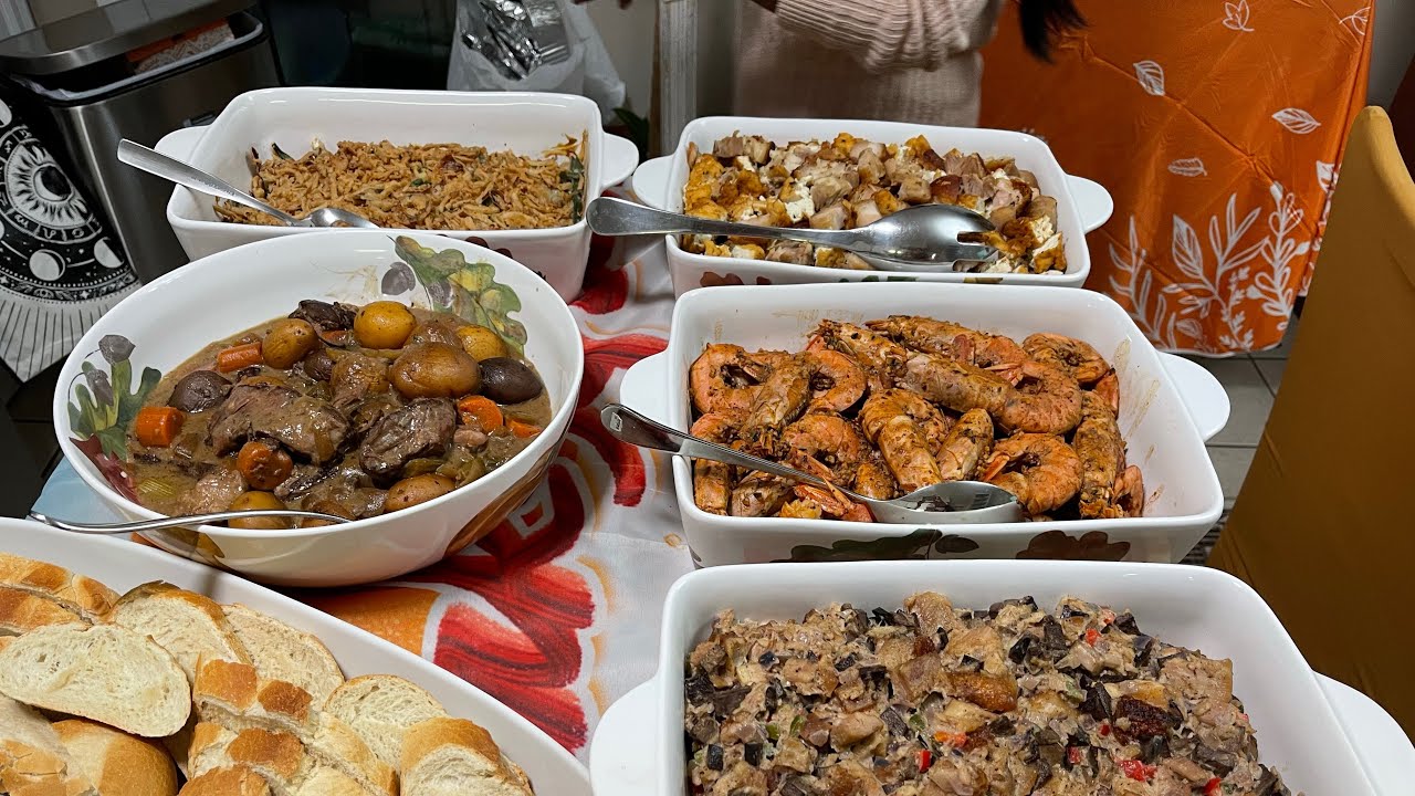 Thanksgiving food - YouTube