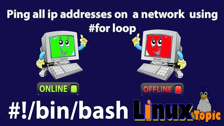 bash script for check free ip address english