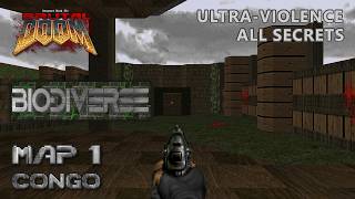 Doom 2 - Biodiverse - Map 1 - Ultra-Violence - All Secrets