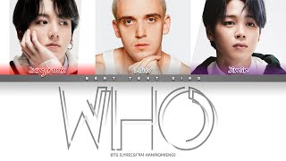 Bts Who Ft. Lauv Color Coded Lyrics가사 Hanromeng