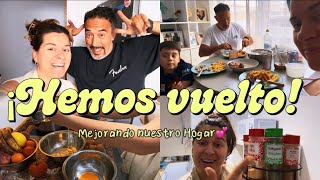 🎉ESTAMOS DE VUELTA CON MEJORAS EN CASA Y VLOG FAMILIAR ✨@TeresaVelasco 