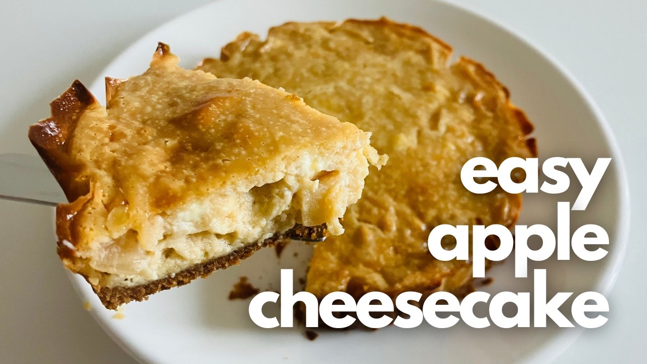 Apple Cheesecake | Easy Homemade Recipe 